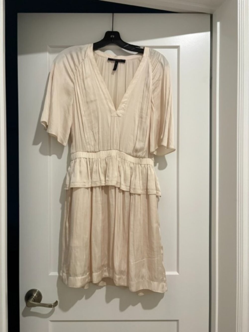 BCBG Cream Silky Soft Dress Size Medium